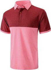 Polo krekls unisex Lldress, rozā/sarkans cena un informācija | Vīriešu krekli | 220.lv