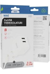 Wave Verkkolaturisovitin цена и информация | Зарядные устройства для телефонов | 220.lv