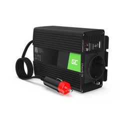 Strāvas pārveidotājs Green Cell 24V to 230V 150W/300W cena un informācija | Sprieguma pārveidotāji | 220.lv