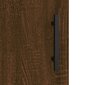 vidaXL sienas skapītis, ozola krāsā, 60x31x70 cm, inženierijas koks cena un informācija | Skapīši viesistabai | 220.lv