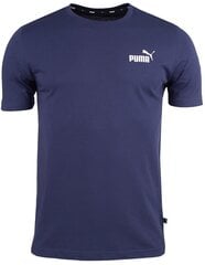 T-krekls vīriešiem Puma ESS Small Logo Tee 586668 06, zils cena un informācija | Vīriešu T-krekli | 220.lv