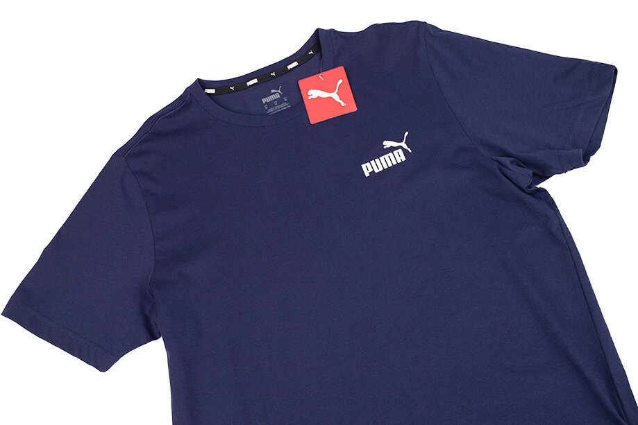 T-krekls vīriešiem Puma ESS Small Logo Tee 586668 06, zils cena un informācija | Vīriešu T-krekli | 220.lv