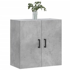 vidaXL sienas skapītis, betonpelēks, 60x31x60 cm, inženierijas koks cena un informācija | Skapīši viesistabai | 220.lv