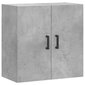 vidaXL sienas skapītis, betonpelēks, 60x31x60 cm, inženierijas koks цена и информация | Skapīši viesistabai | 220.lv