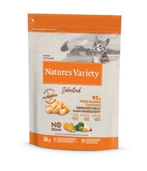 Nature's Variety Selected Kitten kaķēniem un kaķiem laktācijas periodā, ar vistu, 0,3 kg cena un informācija | Sausā barība kaķiem | 220.lv