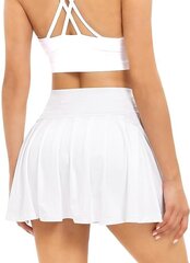Женская теннисная юбка с карманами Beelu, белая цена и информация | Leather mini skirt xl | 220.lv