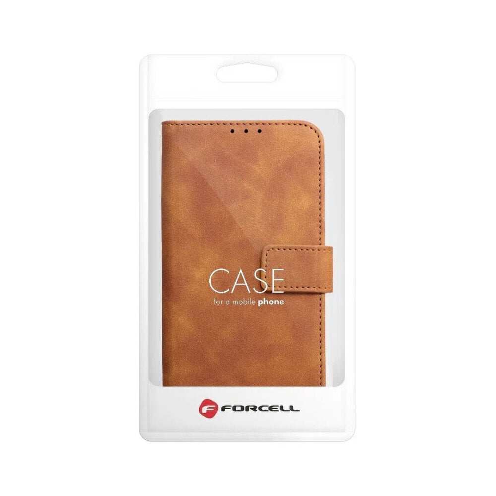 Forcell TENDER folio apvalks priekš Samsung Galaxy A34 5G (6,6”) - Brūns цена и информация | Telefonu vāciņi, maciņi | 220.lv