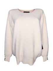 Džemperis sievietēm Kinga, balts cena un informācija | Sieviešu džemperi | 220.lv