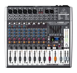 Аудиомикшер Behringer X1222USB 4 канала цена и информация | Аксессуары для телевизоров и Smart TV | 220.lv