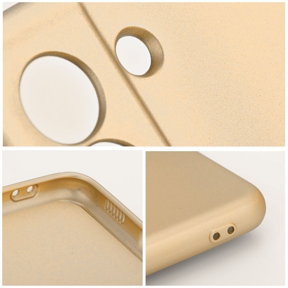 METALLIC apvalks priekš Xiaomi Redmi 12C (6,71″) - Zelts cena un informācija | Telefonu vāciņi, maciņi | 220.lv