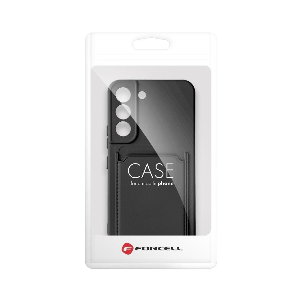 Forcell CARD apvalks priekš Xiaomi Redmi Note 12 Pro (6,67″) - Melns cena un informācija | Telefonu vāciņi, maciņi | 220.lv