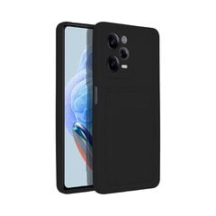 Forcell CARD apvalks priekš Xiaomi Redmi Note 12 Pro (6,67″) - Melns cena un informācija | Telefonu vāciņi, maciņi | 220.lv