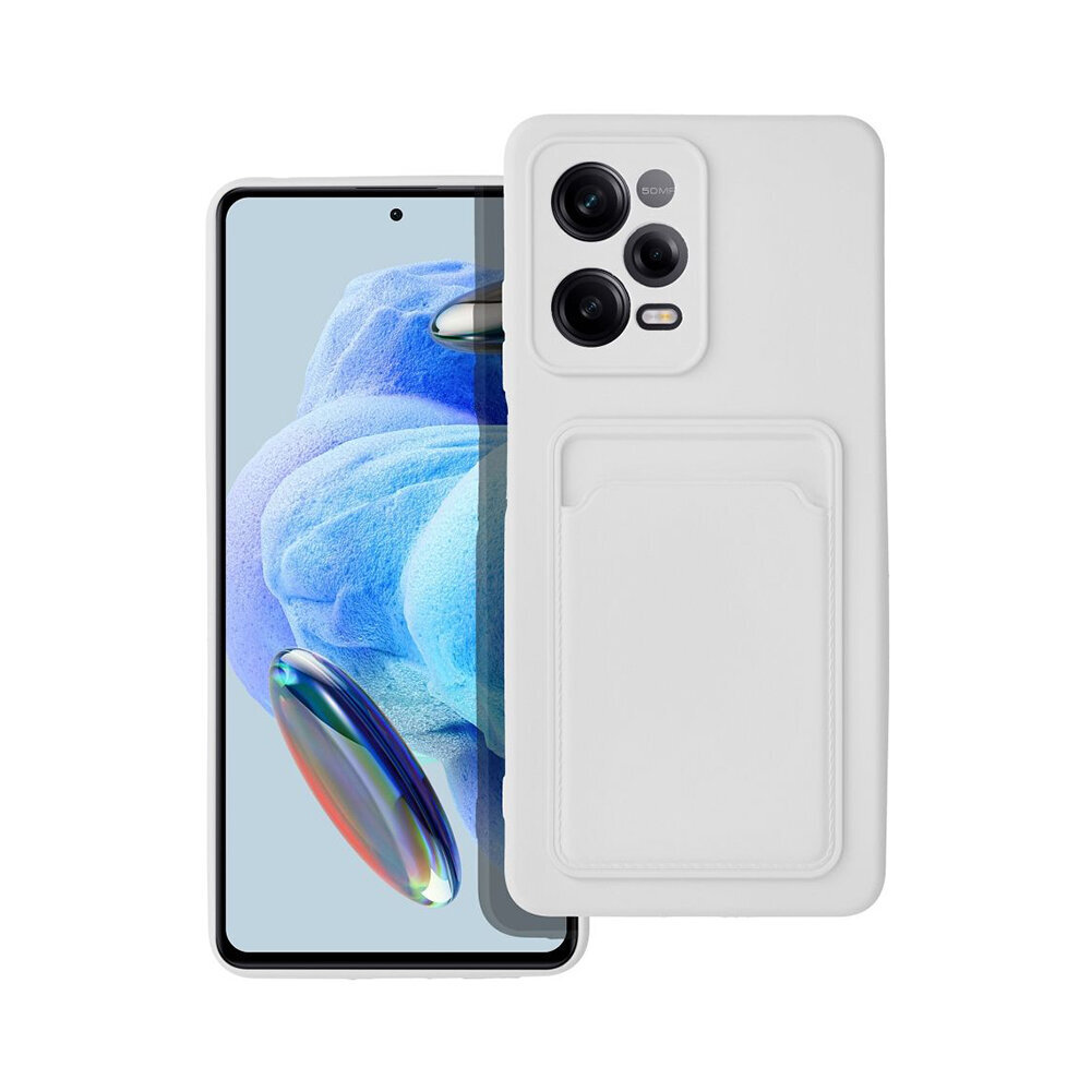 Forcell CARD apvalks priekš Xiaomi Redmi Note 12 Pro (6,67″) - Balts cena un informācija | Telefonu vāciņi, maciņi | 220.lv