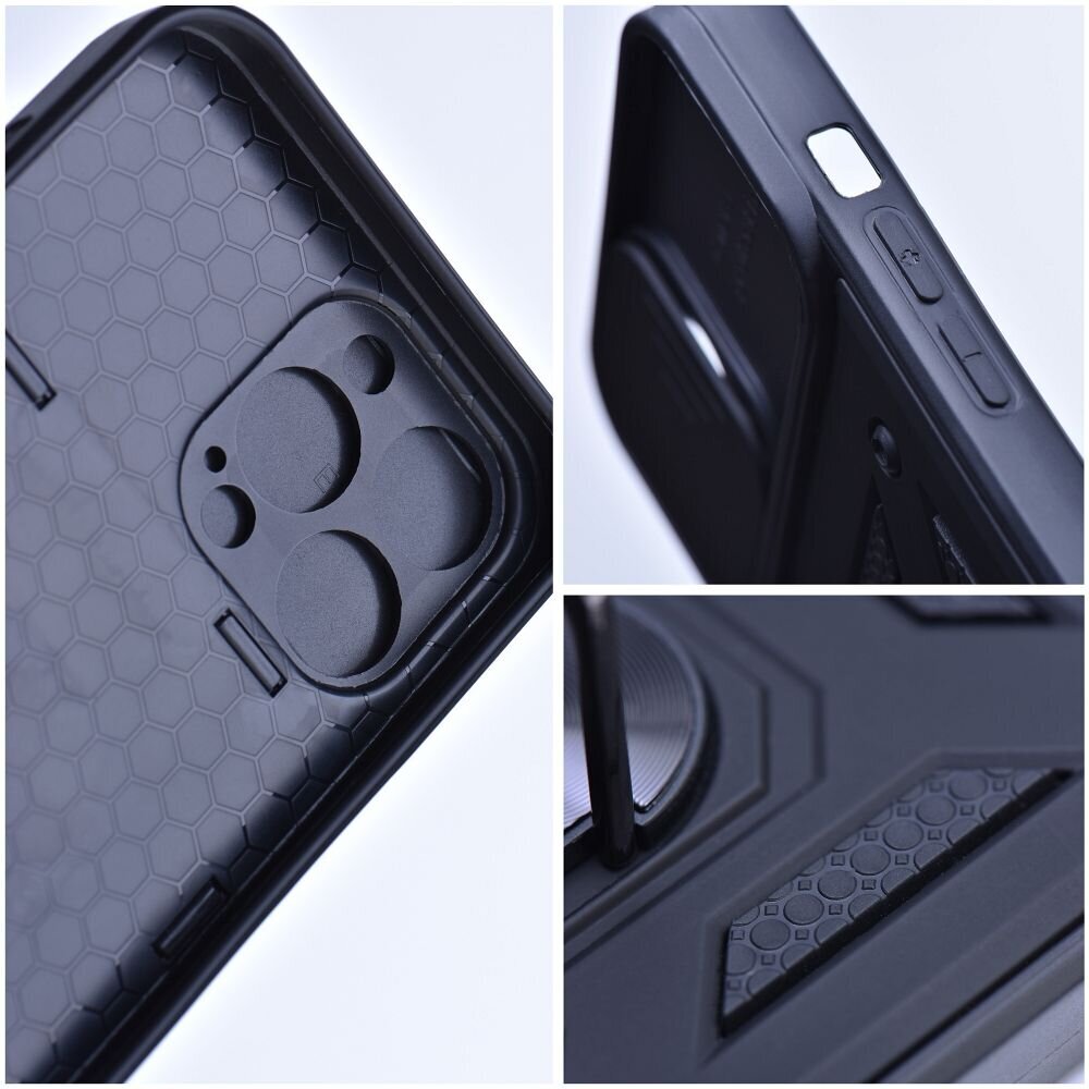 SLIDE ARMOR apvalks priekš Xiaomi Redmi Note 12 Pro (6,67″) - Melns cena un informācija | Telefonu vāciņi, maciņi | 220.lv