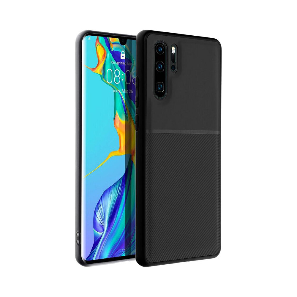 Forcell NOBLE аpvalks priekš Huawei P30 Pro (6,47″) - Melns cena un informācija | Telefonu vāciņi, maciņi | 220.lv