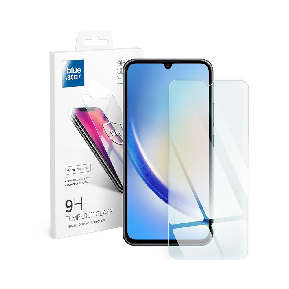 Закаленное стекло Blue Star 9H для Samsung Galaxy A34 (6,6