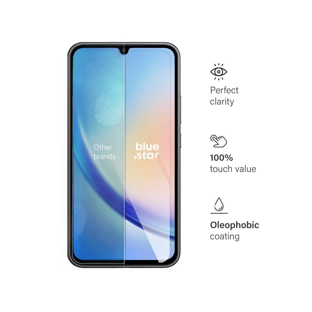 Blue Star Aizsargstikls 9H priekš Samsung Galaxy A34 (6,6") цена и информация | Ekrāna aizsargstikli | 220.lv