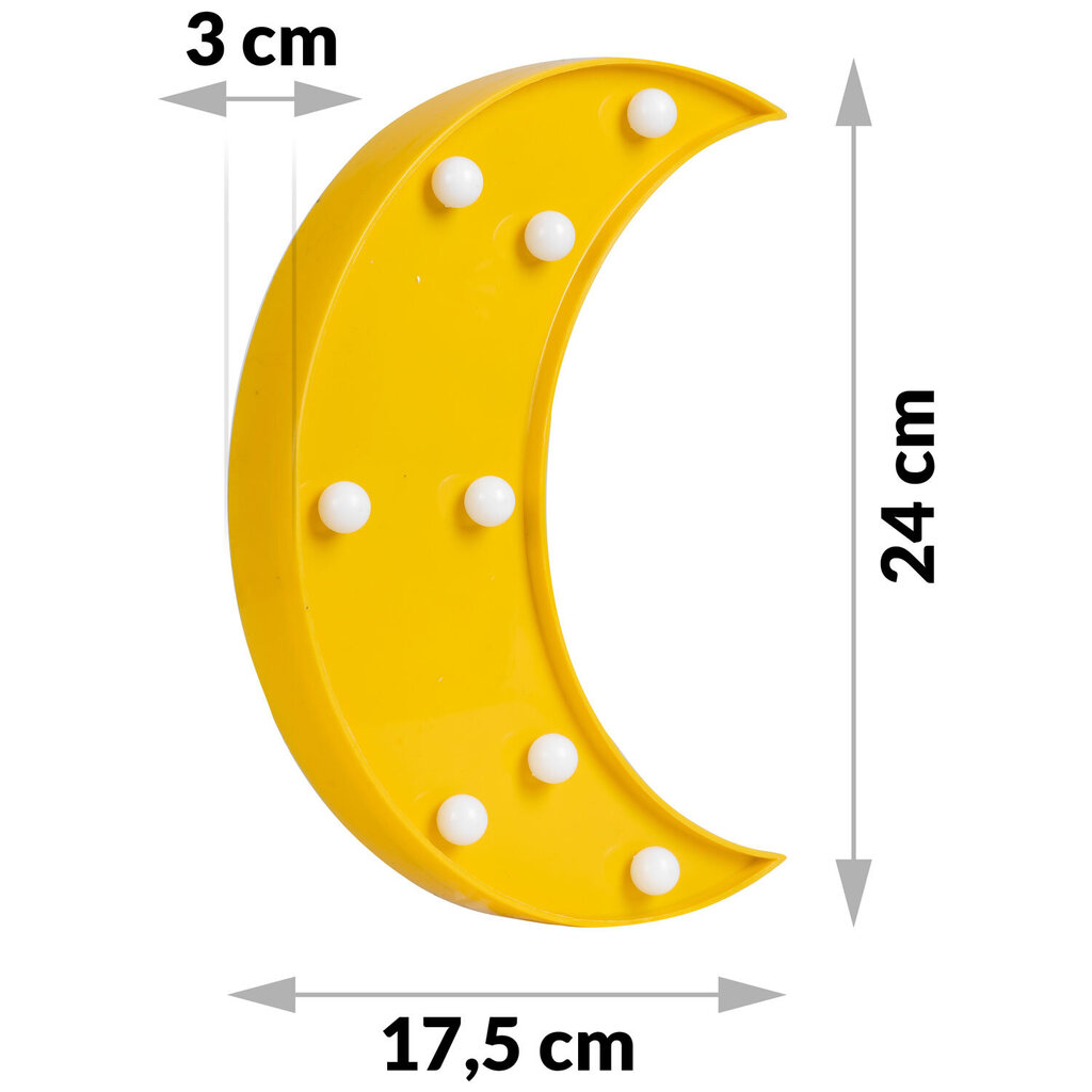 Nakts lampa, mēness cena un informācija | Lampas bērnu istabai | 220.lv