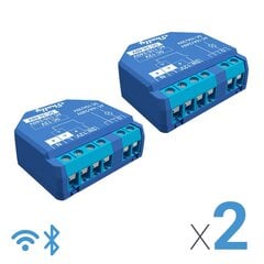 Wi-Fi / Bluetooth реле для умного дома Shelly Plus 1 WLAN Switch 2 Series Pack цена и информация | Электрические выключатели, розетки | 220.lv