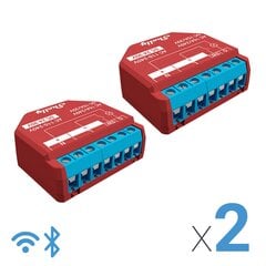 Wi-Fi / Bluetooth реле для умного дома Shelly PLUS 1PM, Pack x 2 (двойная упаковка) цена и информация | Системы безопасности, контроллеры | 220.lv