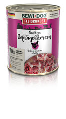 Bewi Dog Rich in Chicken Hearts консервы для собак с куриными сердечками 800 г × 6 шт цена и информация | Консервы для собак | 220.lv