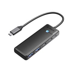 Orico Hub 4in1 PAPW2AC-C3-015-BK-EP cena un informācija | Adapteri un USB centrmezgli | 220.lv