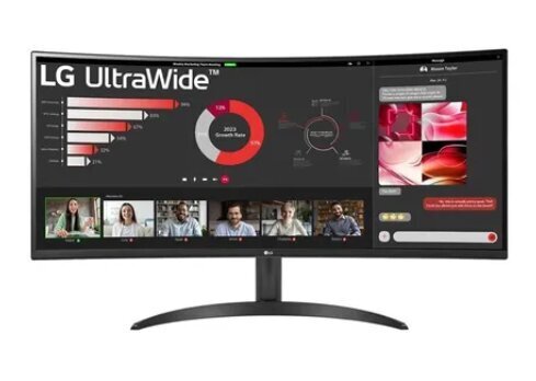 LG 34WR50QC-B.AEU цена и информация | Monitori | 220.lv