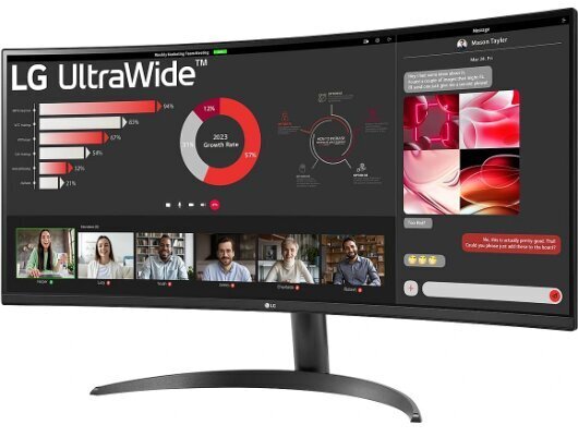 LG 34WR50QC-B.AEU cena un informācija | Monitori | 220.lv