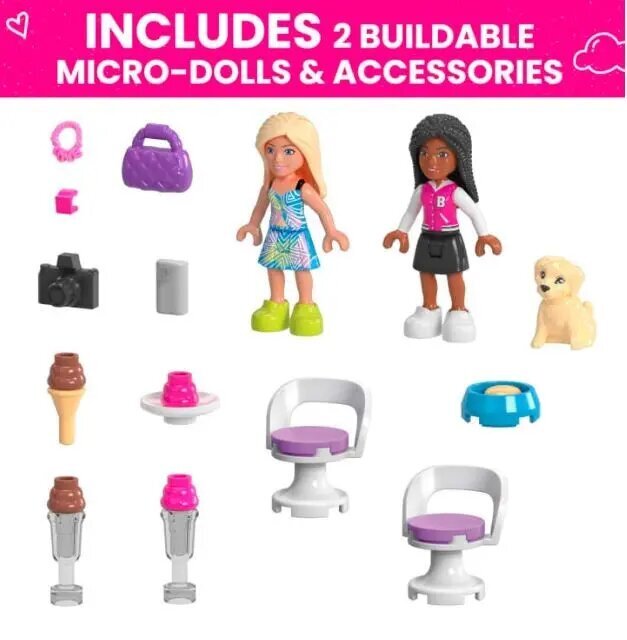 Saldējuma stenda komplekts Barbie cena un informācija | Rotaļlietas meitenēm | 220.lv