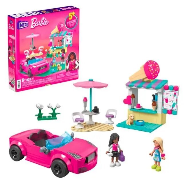 Saldējuma stenda komplekts Barbie cena un informācija | Rotaļlietas meitenēm | 220.lv