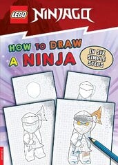LEGO (R) NINJAGO (R): How to Draw a Ninja in Six Simple Steps: In Six Simple Steps цена и информация | Книги для самых маленьких | 220.lv