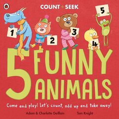 5 Funny Animals: a counting and number bonds picture book цена и информация | Книги для малышей | 220.lv