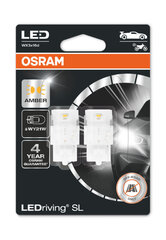 Osrami LED spuldzes 12V LED WY21W Amber 1.4W WX3X16D 2gab цена и информация | Автомобильные лампочки | 220.lv