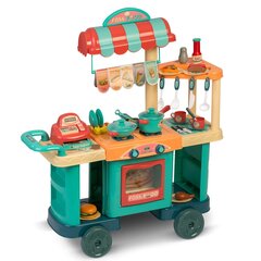 Кухня Ricokids на колесах, 79 x 26 x 90 см цена и информация | Игрушки для девочек | 220.lv