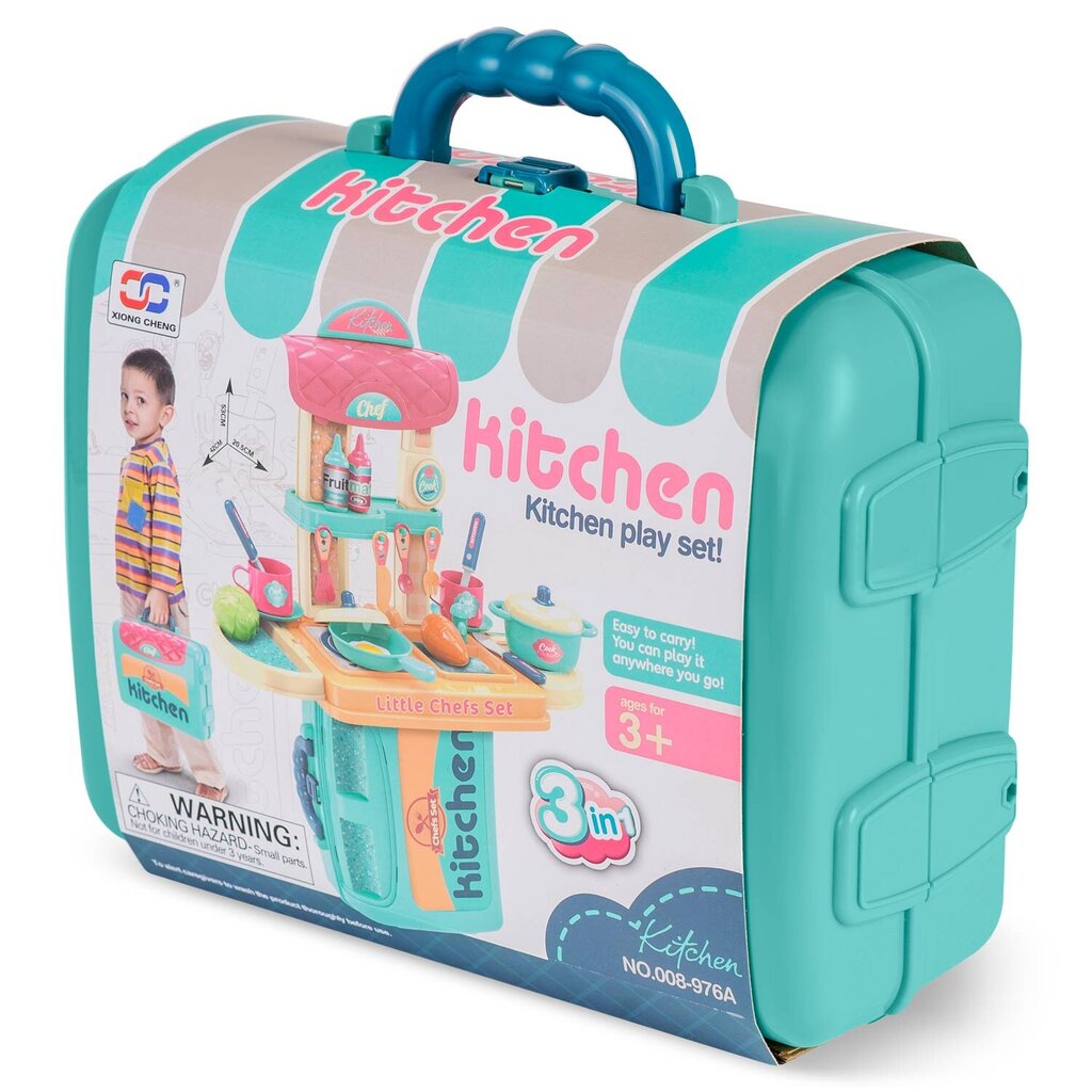 Bērnu virtuve ar koferi, piparmētra cena un informācija | Rotaļlietas meitenēm | 220.lv