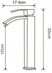 Mexen Libra высокий смеситель для раковины, хром цена и информация | Смесители | 220.lv