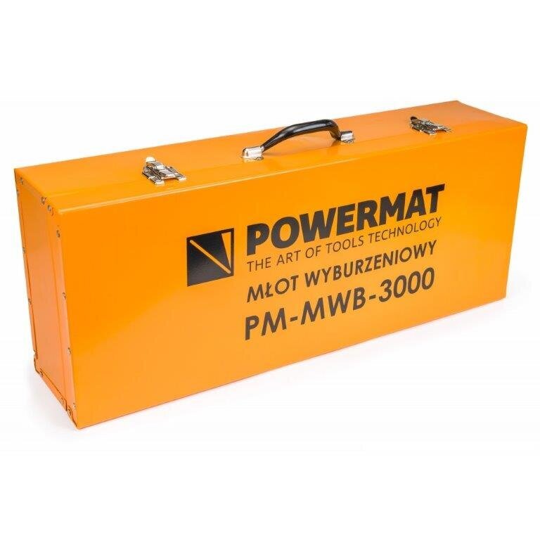 Mūra/betona kalts HEX 3000W 45J Powermat цена и информация | Perforatori | 220.lv