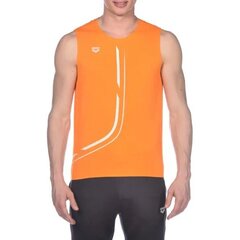 Футболка для мужчин Arena "A-One" Sleeveless, оранжевая цена и информация | Мужская спортивная одежда | 220.lv