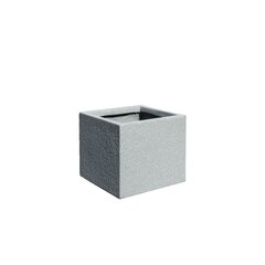 Puķu pods Granite Cube L, 340x340x300mm cena un informācija | Puķu podi | 220.lv