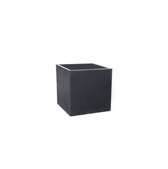 Puķu pods Black Cube M, 500x500x500mm цена и информация | Вазоны | 220.lv