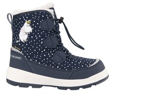 Viking ziemas zābaki Toasty Warm GTX Zip Moomin, zils cena un informācija | Ziemas zābaki bērniem | 220.lv