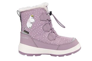 Зимние ботинки Viking Toasty Warm GTX Zip Moomin, пыльно-розовые цена и информация | Детская зимняя обувь | 220.lv