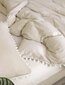 Pom Pom Decor gultas veļas komplekts (260x220 cm), bēšs cena un informācija | Gultas veļas komplekti | 220.lv
