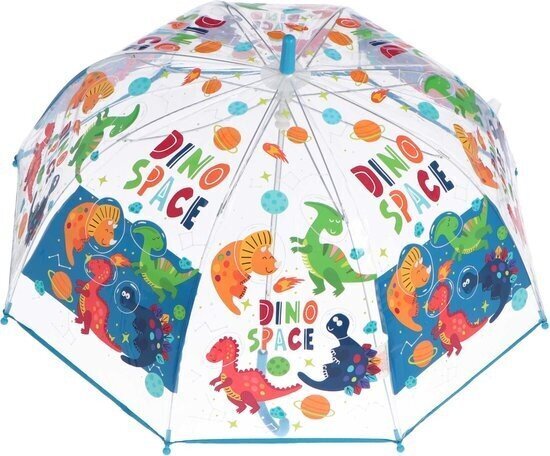 Dino kosmosa lietussargs bērniem caurspīdīgs cena un informācija | Bērnu aksesuāri | 220.lv