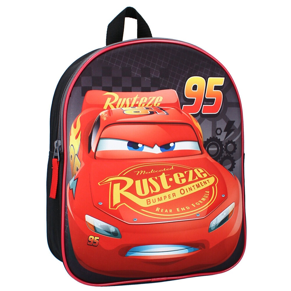 Mugursoma bērniem 3D Cars Race Ready cena un informācija | Skolas somas | 220.lv