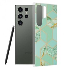 Чехол для телефона Techsuit Marble Series Xiaomi Redmi 10 2021 / Redmi 10 2022 зеленого цвета цена и информация | Чехлы для телефонов | 220.lv