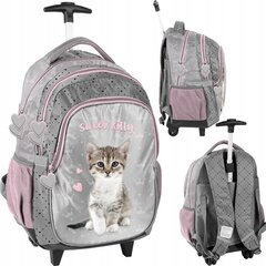 Skolas mugursoma ar riteņiem Paso Kitty PP23KC-997, 45x29x24 cm цена и информация | Школьные рюкзаки, спортивные сумки | 220.lv