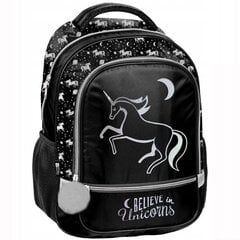 Skolas mugursoma Night Unicorn PP23OL-260, 41x31x15 cm cena un informācija | Skolas somas | 220.lv