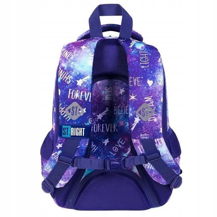 Skolas mugursoma St.Right BP-26 Galaxy Girl 654145, 20 l, 39x27x17 cm cena un informācija | Skolas somas | 220.lv