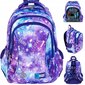 Skolas mugursoma St.Right BP-26 Galaxy Girl 654145, 20 l, 39x27x17 cm cena un informācija | Skolas somas | 220.lv